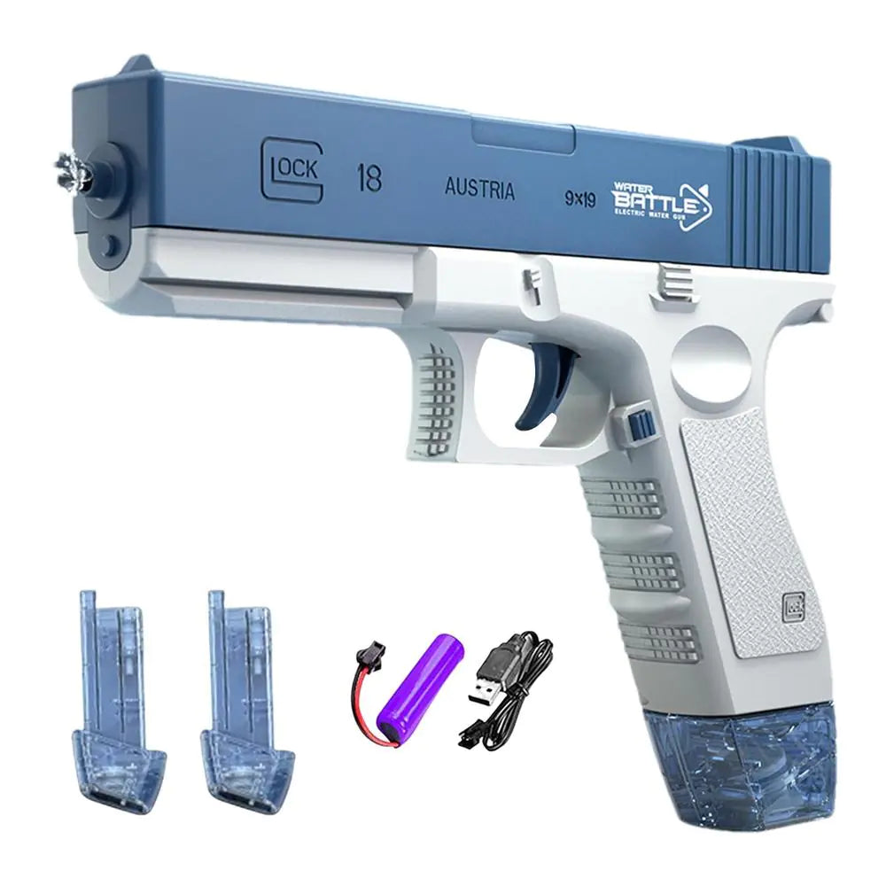 Electric Water Gun Toy Blue A3