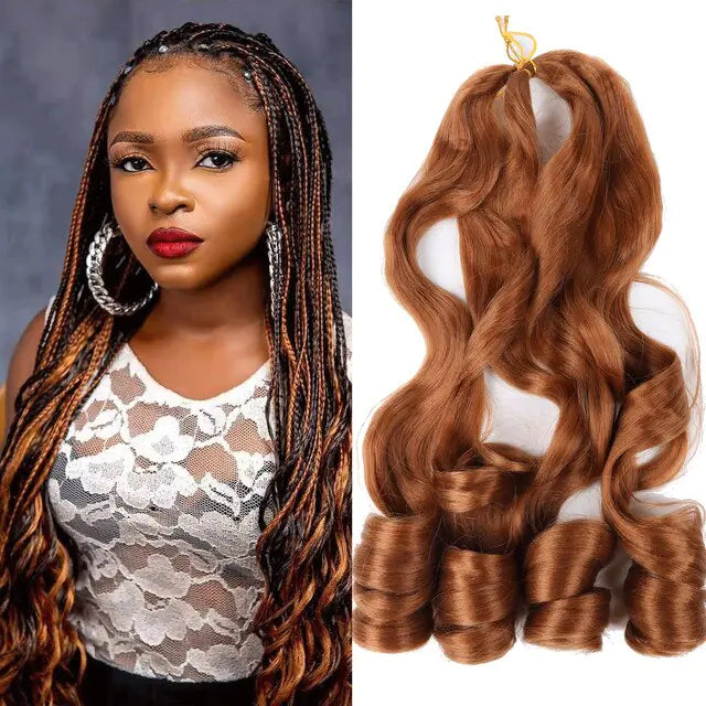 French Curl Braiding Synthetic Hair #30 22inches
