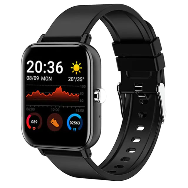 Touch Call Fitness Smartwatch IP67 Black None