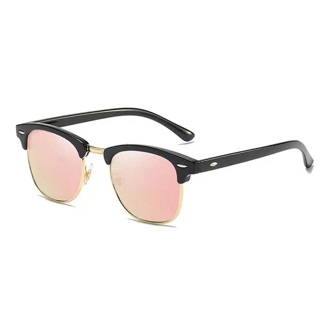 Polarized Sunglasses Men Women Black Pink