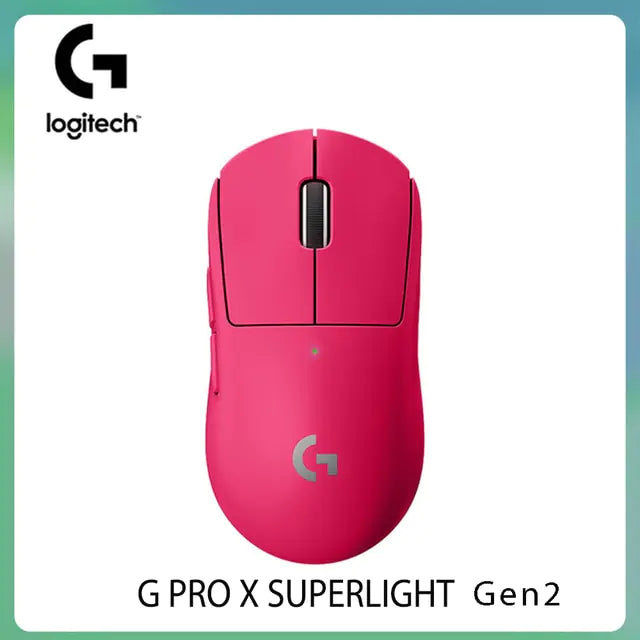 New Original Logitech G PRO Wireless Gaming Mouse 16K DPI Sensor LIGHTSPEED RGB Dual Mode Mice POWERPLAY Compatible G PRO X PINK