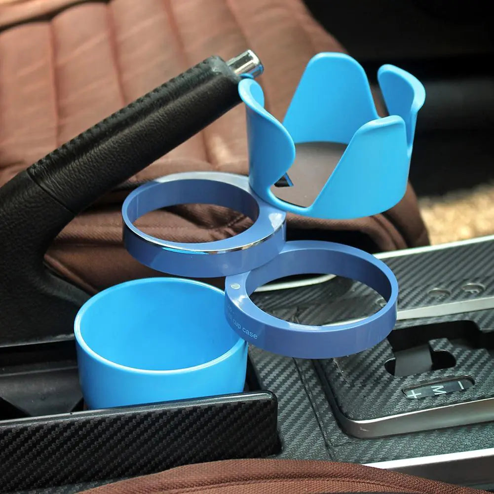 3 in 1 Car Cup Holder Blue 6.7 x 19 CM