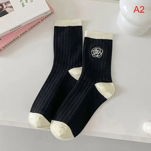 Women Tie-dye Middle Tube Socks Style 43