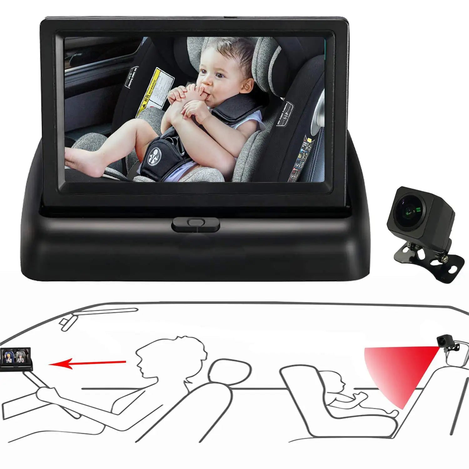 Monitor Baby Car Black CLT 509 1