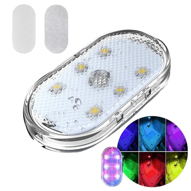 Car Interior Finger Touch Lighting Changeable Colors