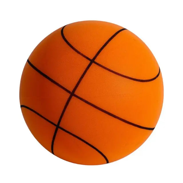 Silent Basketball Squeezable Indoor Training Orange 21CM