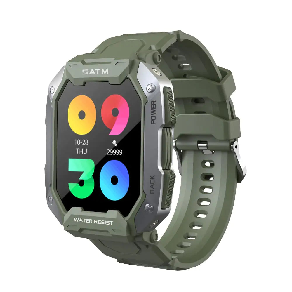 IP68 5ATM Waterproof Smartwatch Green United States