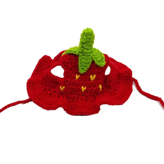 Cute Refined Pet Hat Strawberry S