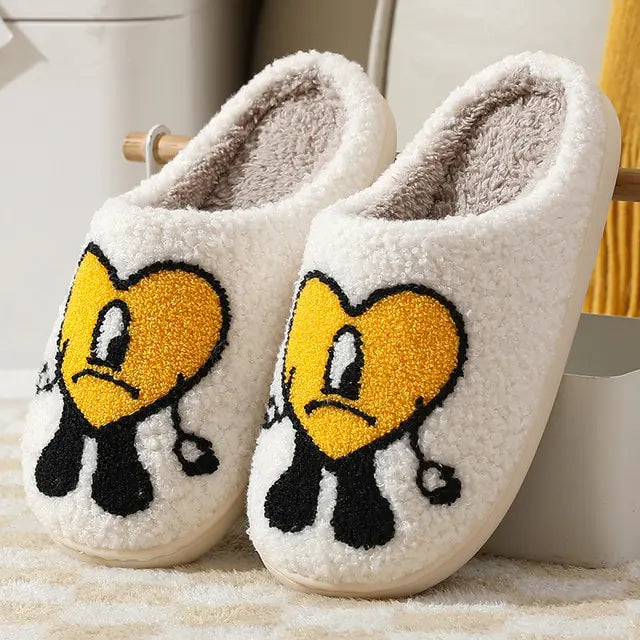 Warm Winter Slippers for Women Yellow 41-42