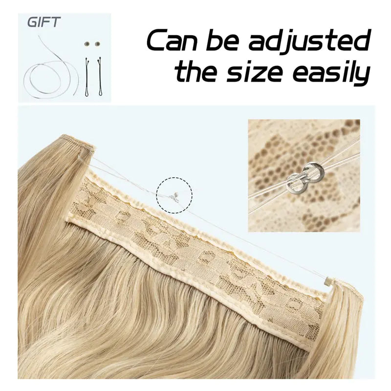 No Clip In Synthetic Hairs