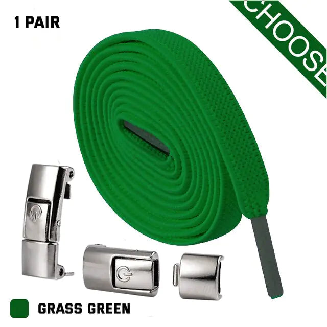 Elastic Shoelaces Green