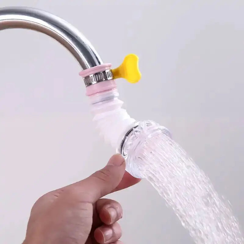 360° Rotating Faucet Tap Extender Pink 2