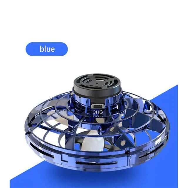 LED Flying Spinner Mini Drone Blue