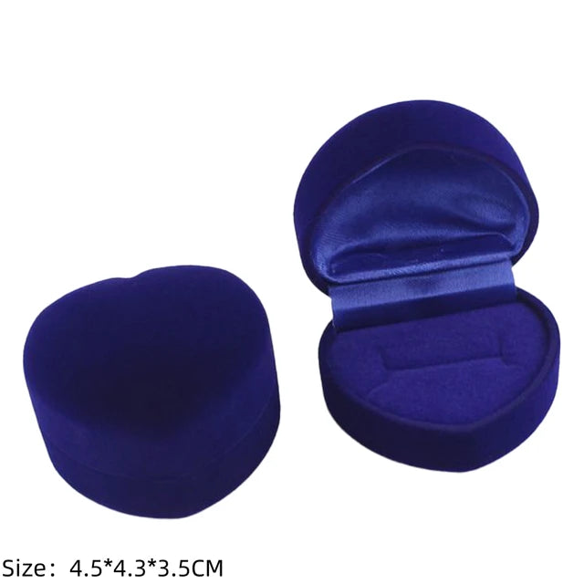 Wholesale Engagement Velvet Earring Ring Packaging Box SKU-09 5x4.5x4cm