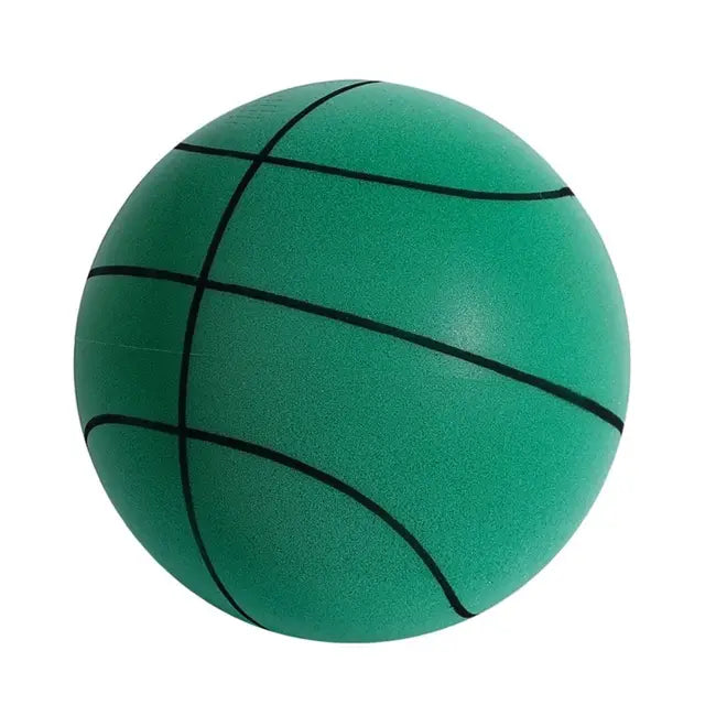Silent Basketball Squeezable Indoor Training Green 21CM
