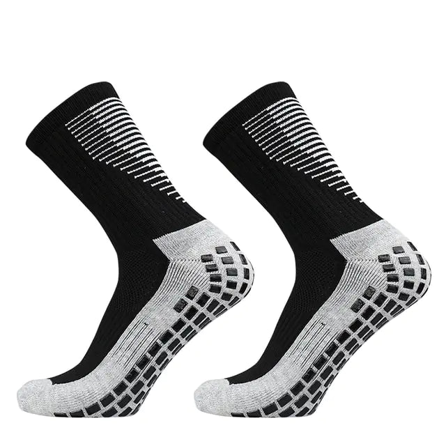 Non-Slip Grip Football Socks DP Black