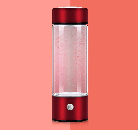 Hydrogen Ionized Water Bottle Red