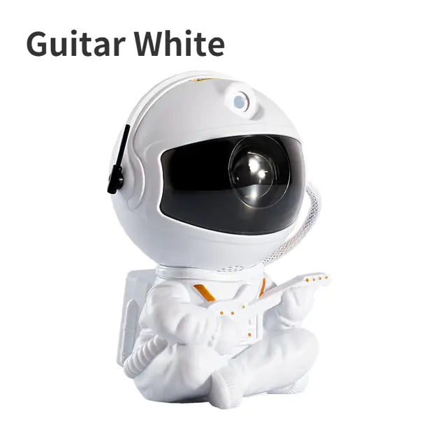 Astronaut Star Projector Guitar White