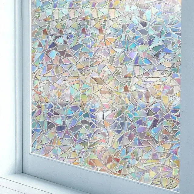 3D Rainbow Window Glass Sticker Glass Films M 45x100cm