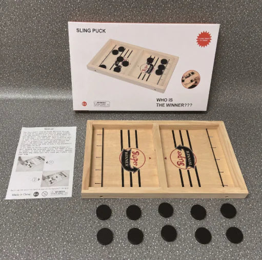 Table Hockey Fast Sling Puck Board Game With Box 2.1 S