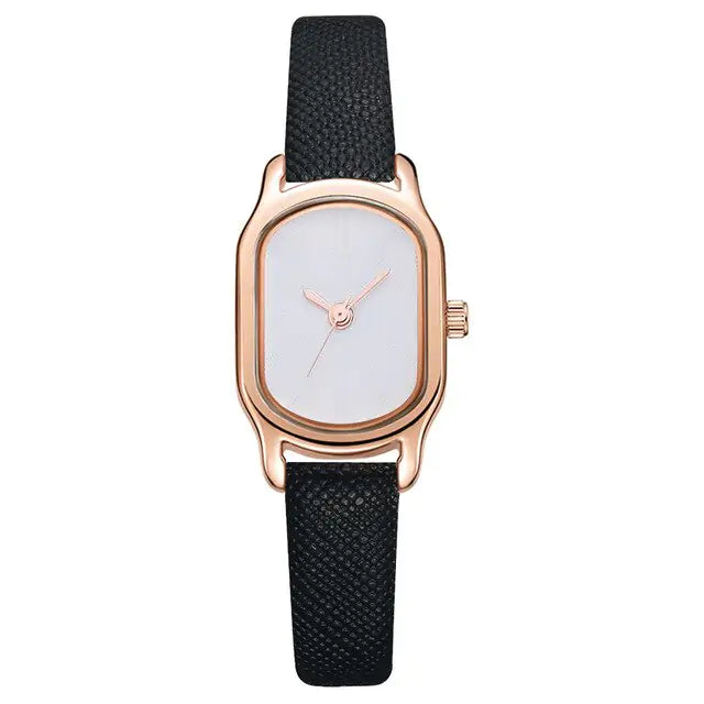 Oval Dial Retro Watches Black None