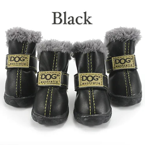PETASIA Pet Dog Shoes Black XS (1)