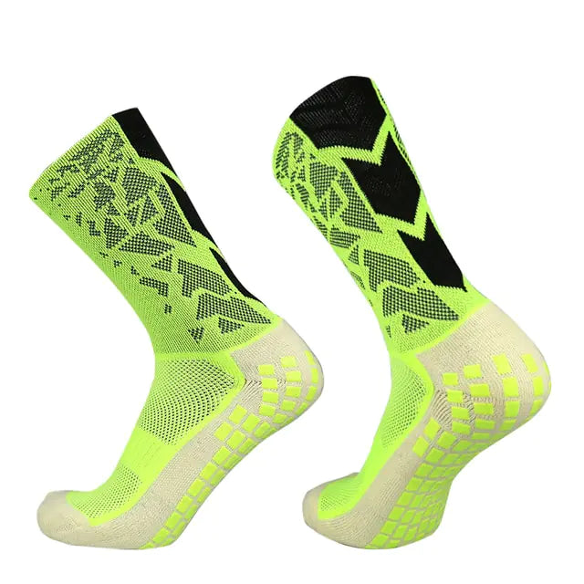 Unisex Camouflage Breathable Soccer Socks Green Medium