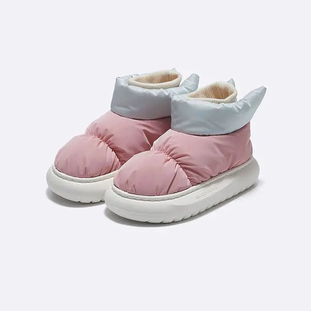 New Style Unisex Plush Lining Shoes Pink-02 38-39(Foot 240mm)