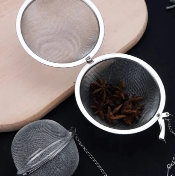 Mini Tea Infuser Stainless Steel Silver