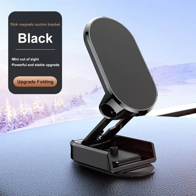 Car Foldable Phone Holder Black