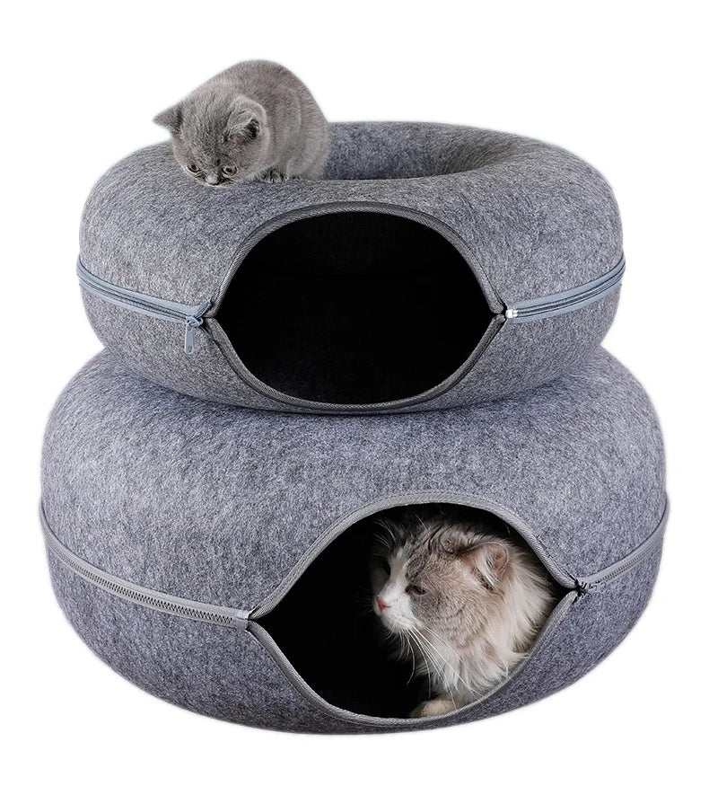 Donut Pet Cat Tunnel