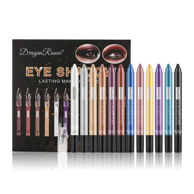 12 Colors Eyeshadow Pencil Set 01