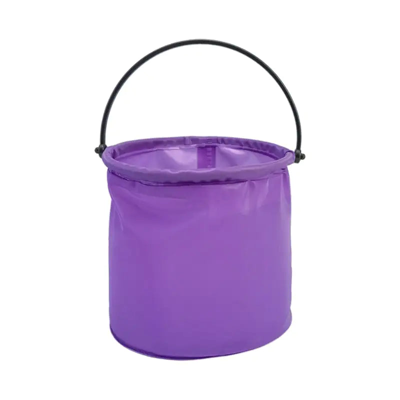 Foldable Beach Bucket Purple