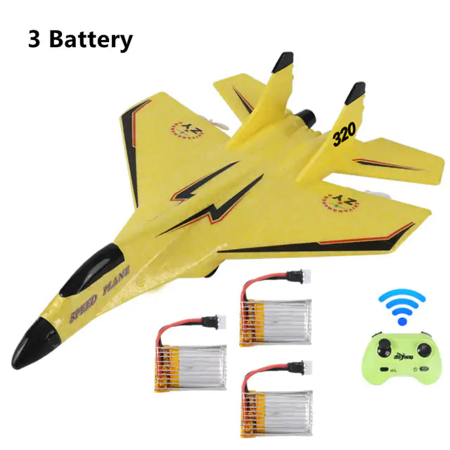 Electric Remote Control Outdoor RC Plane Toys YELLOW-MIG320-3B