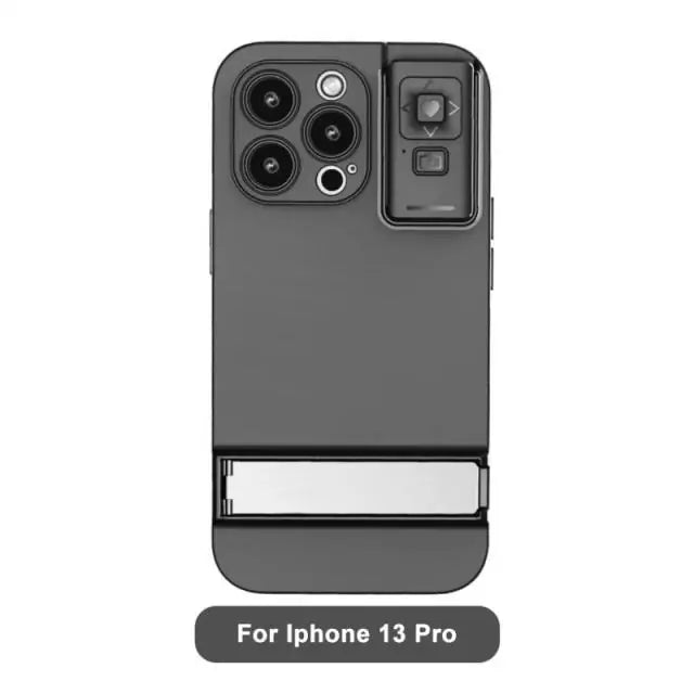 3-in-1 Smart Phone Case for iPhone Black 13pro