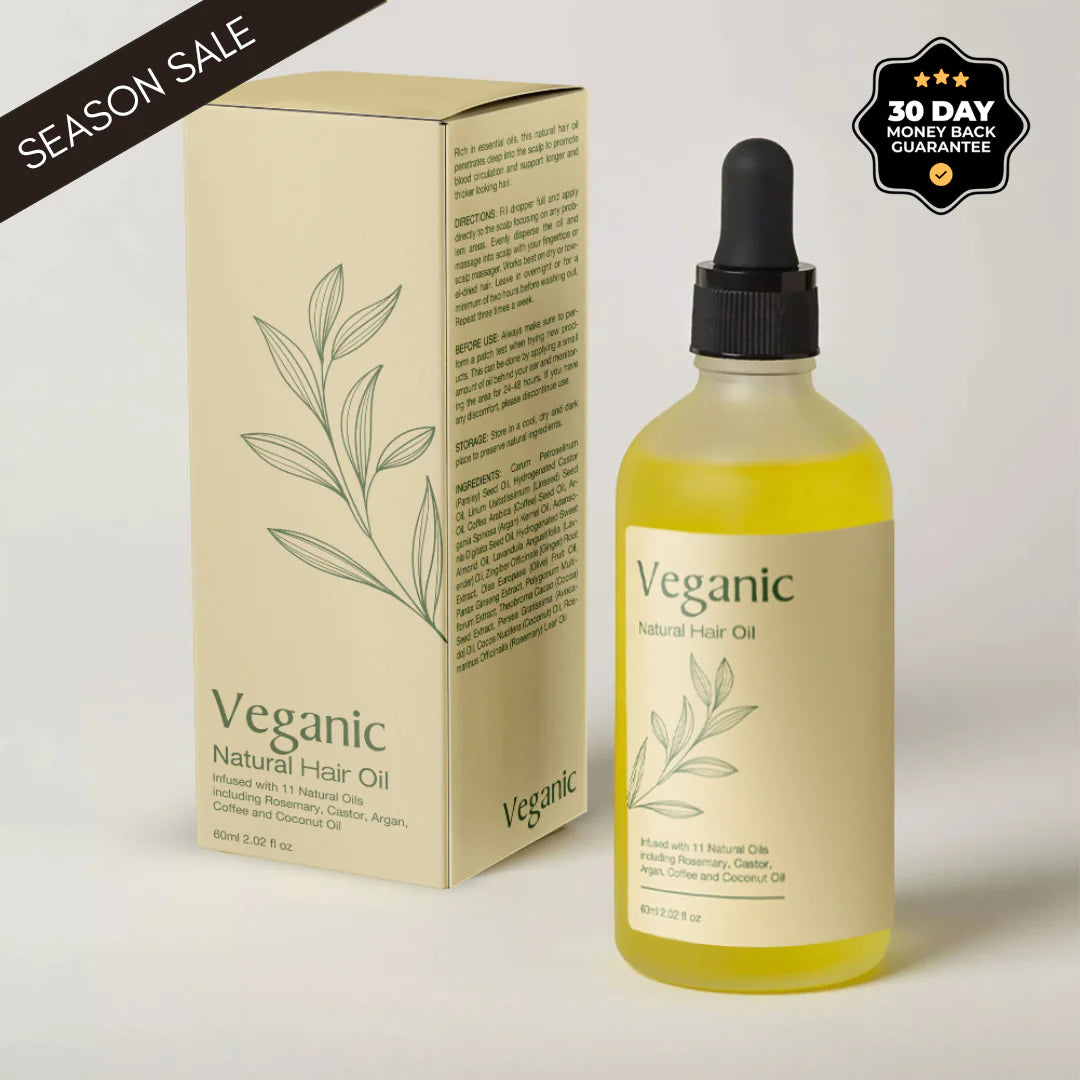 Veganic Luxurious Hair Growth Oil Gold 1 Piece