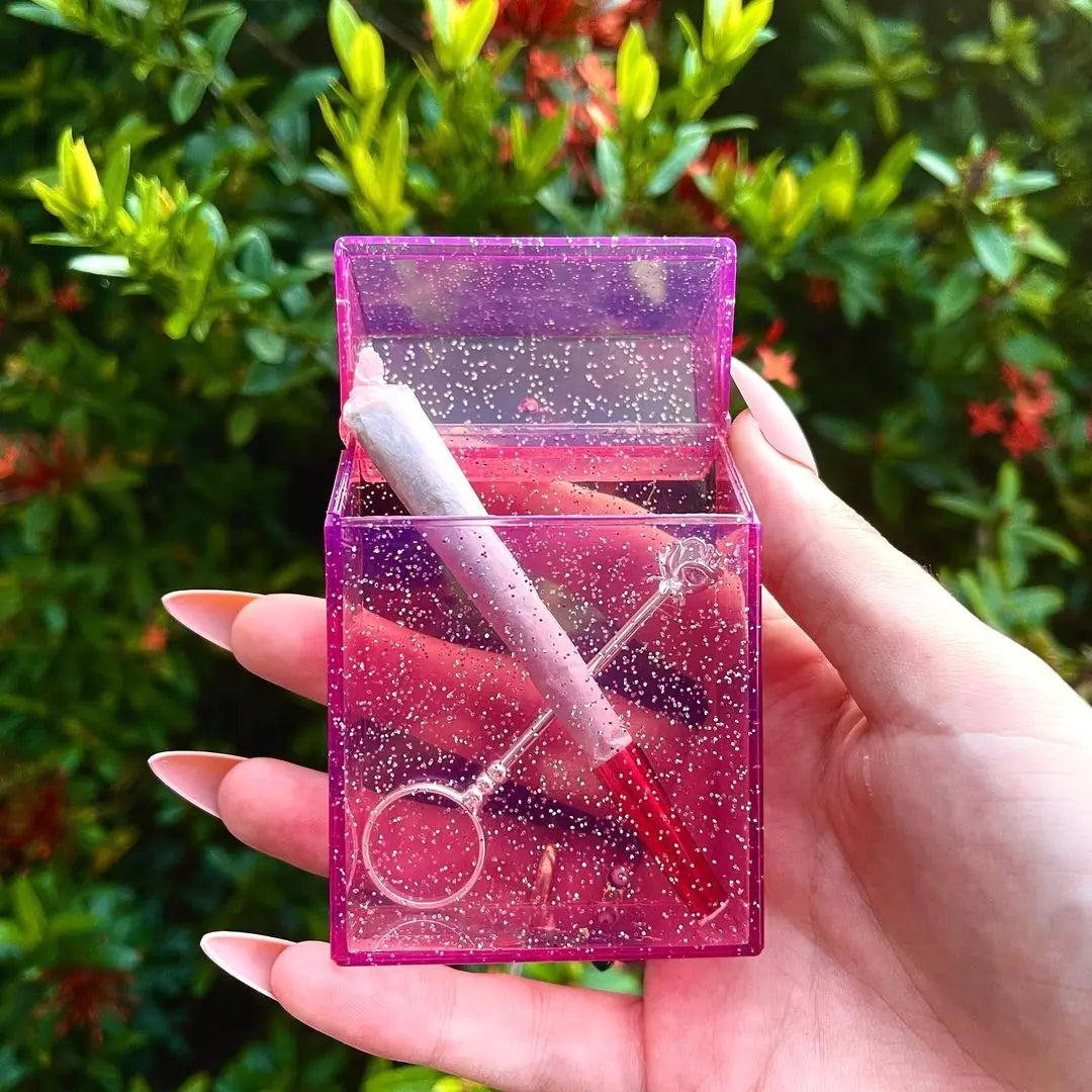 Glittery Cigarettes Crystal Case