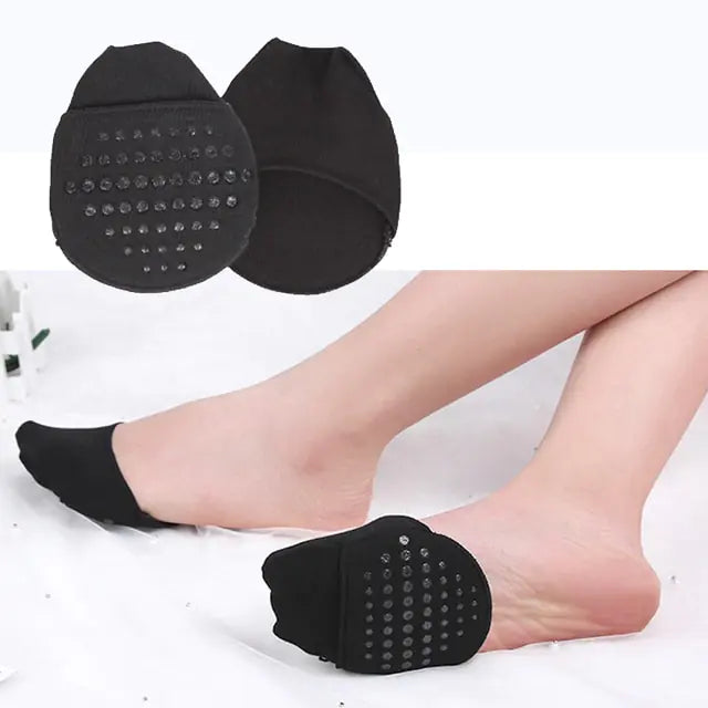 Honeycomb Fabric Foot Care Black Type E-1Pair