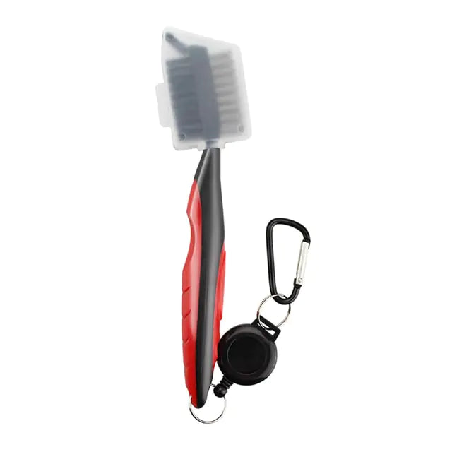 Golf Club Brush Red with Lid