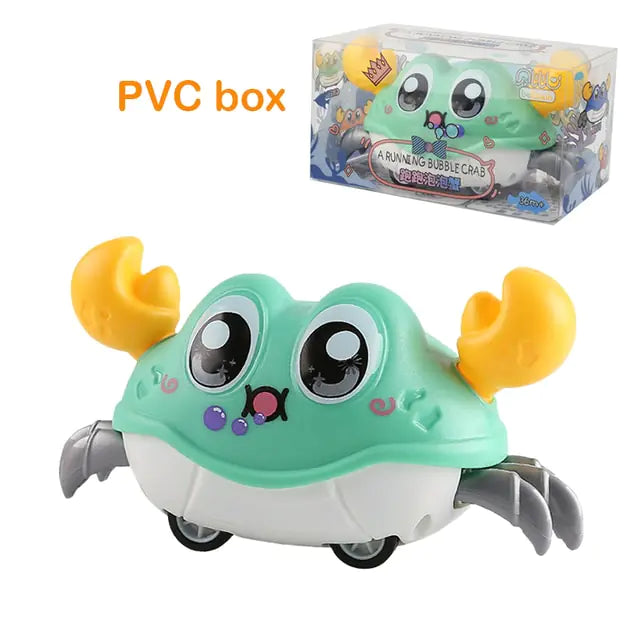 Cute Sensing Crawling Crab Baby Toy Crab C Green