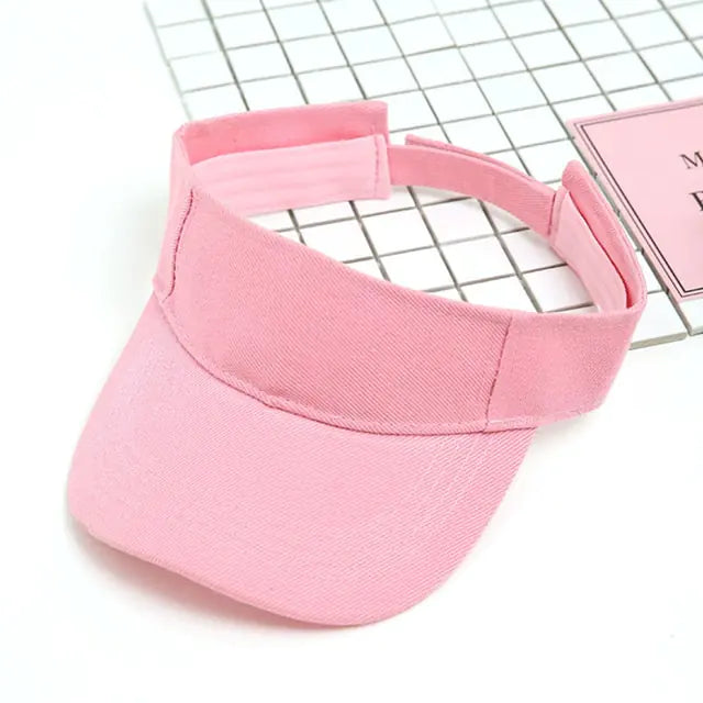 Adjustable Breathable Sun Protection Hat Pink Adjustable