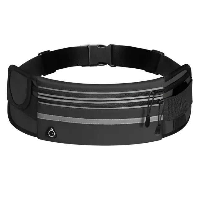Sporty Waist Belt Bag Black 2