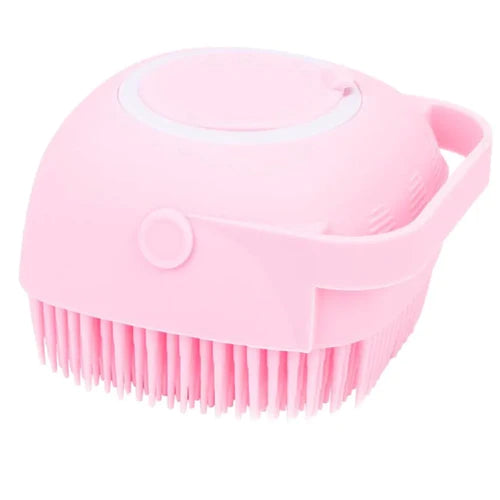 Dog Bath Brush Pink