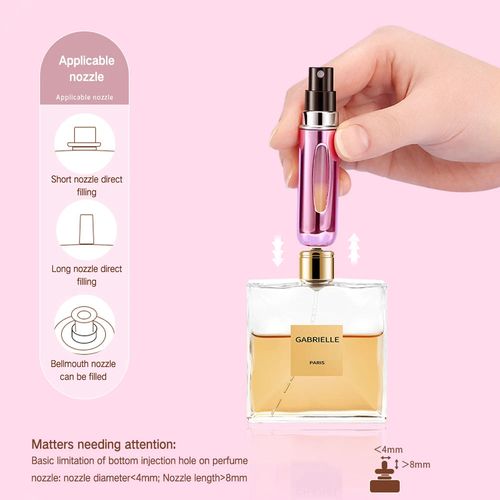 Atomizer Perfume Spray Bottle Women Travel Essentials