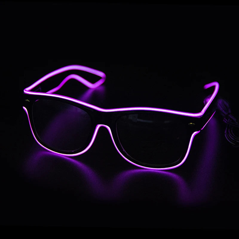 Neon LED party glasses