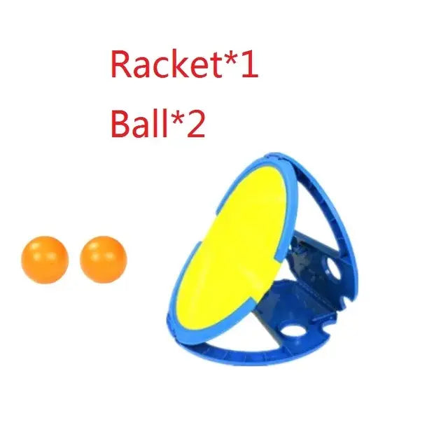 Racket Throw And Catch Ball Blue