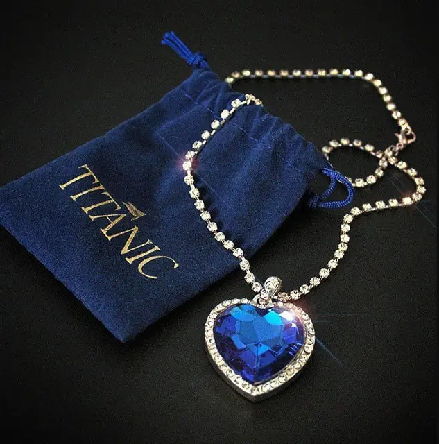 Titanic Heart of Ocean Inspired Jewelry for Women Necklace