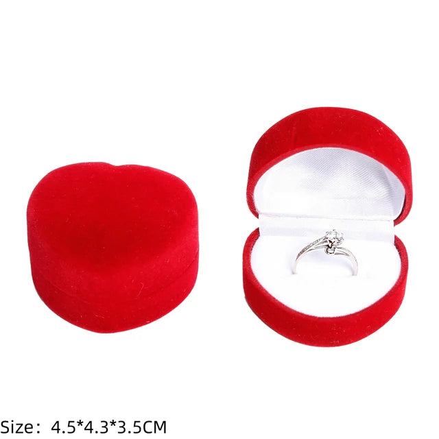 Wholesale Engagement Velvet Earring Ring Packaging Box SKU-01 5x4.5x4cm