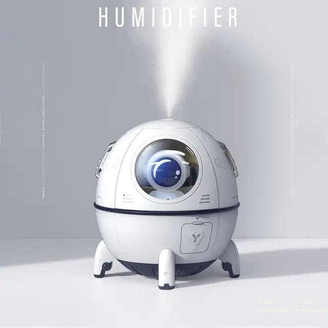 Air Humidifier Peculiar Astronaut White