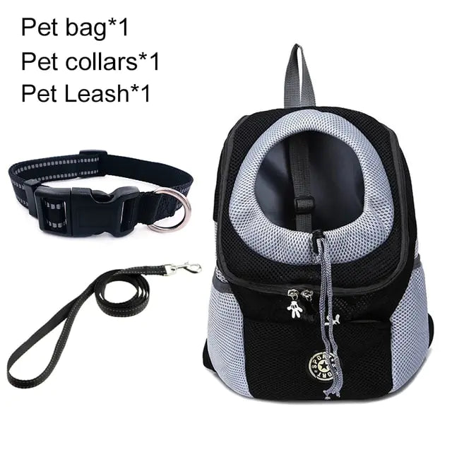 Pet Travel Carrier Bag Black set L for 10-13kg